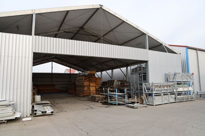 Stahl-Aluhalle 20 x 25/ 5,20 m